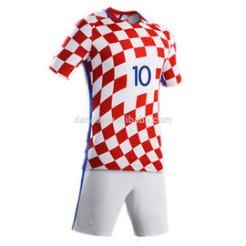 Euro New 2016/2017 Top Quality Custom Red and White Club Team Soccer Jersey Free Shipping to Croatia