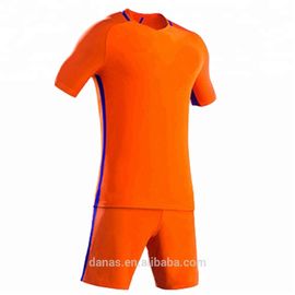 Sports Wear Custom Team Club Orange Soccer Jersey Kit