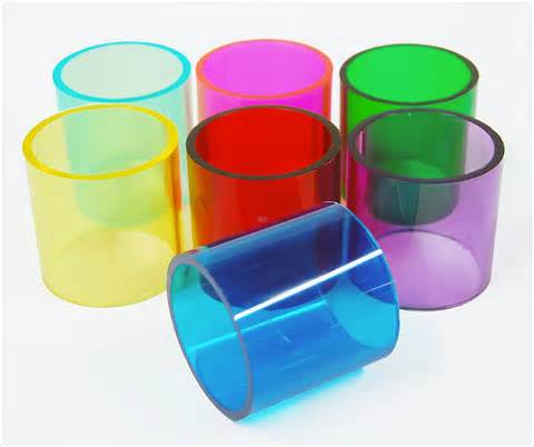 Clear and Colored Cast Acrylic Tubes, Round, Square For Lighting,Decoration (2)