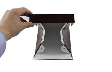 Eco - friendly Printing Brown Burger Box Packaging / Cardboard Food Boxes