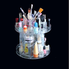 Professional Clear Rotating Acrylic Cosmetic Makeup Organizer Box