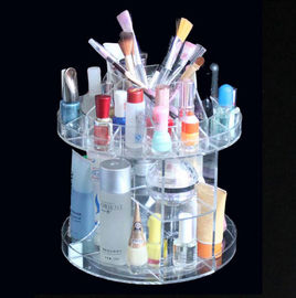 Professional Clear Rotating Acrylic Cosmetic Makeup Organizer Box